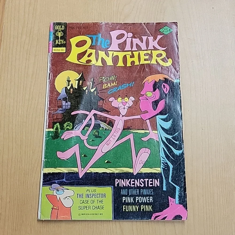 Pink‎ Panther 2 comics,vhs, dvd movies cookie cutter and hats